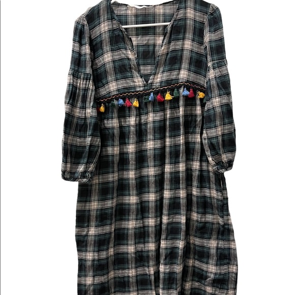 Zara Dresses & Skirts - Zara Trafaluc‎ plaid dress size medium